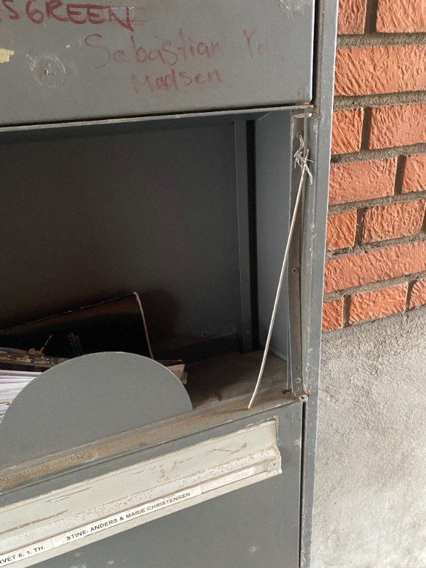 Reparation af postkasse