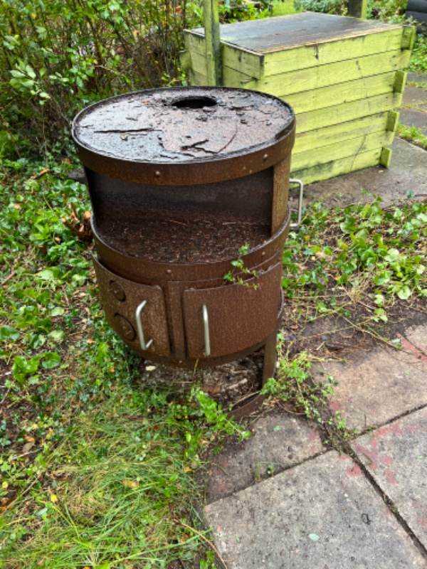 Flytning og bortskaffelse af brændeovn