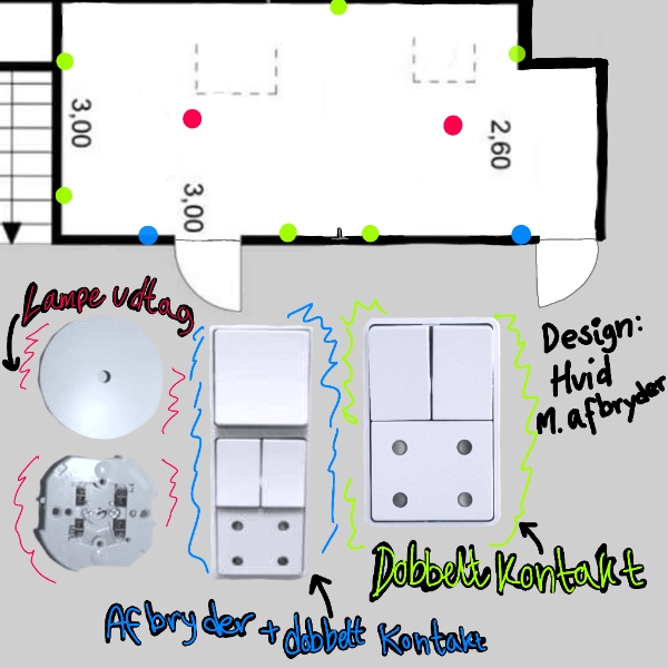 Fjern gammel el + sæt nyt op (4200)