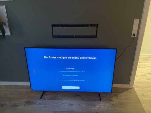 Ophæng af fladskærm og soundbar