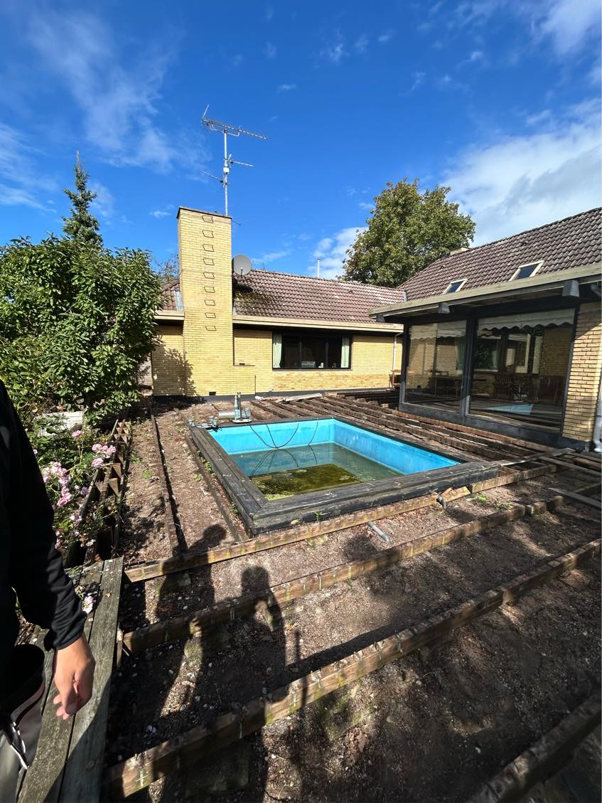 Bortskaffelse af terrasse