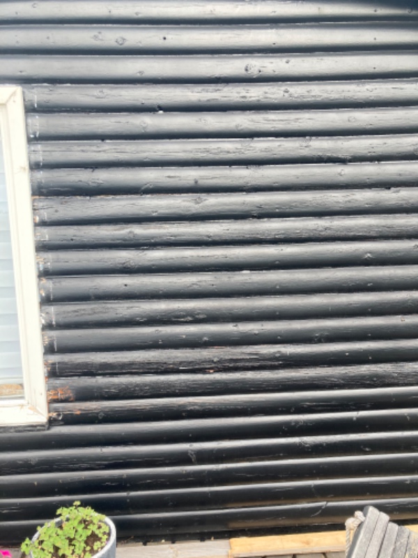 Skift af Blokhusbræddevæg i kollonihave, samt rep. udvendige