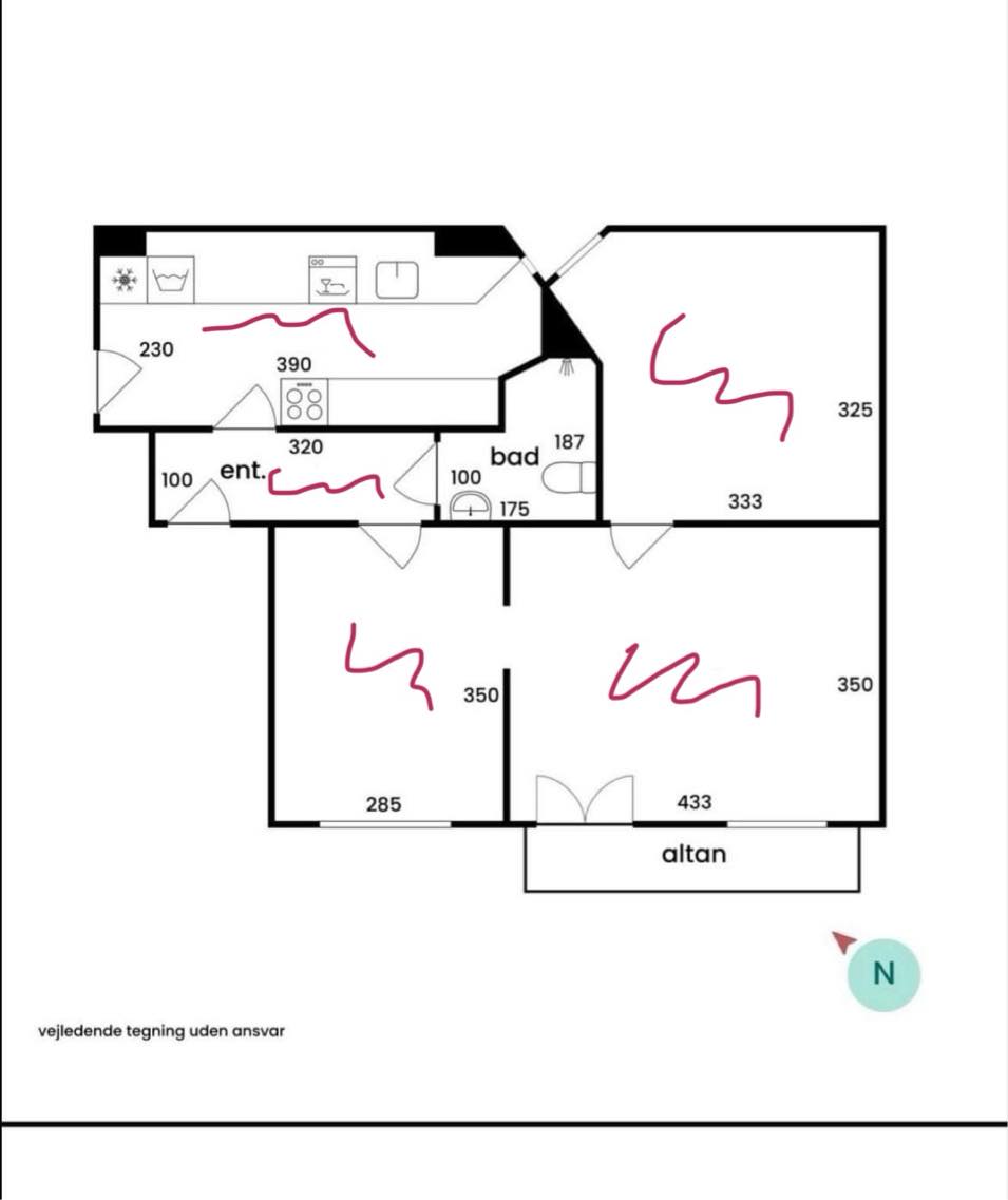 Gulvslibning + bordplade i køkken.