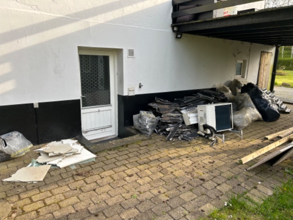 Construction debris removal