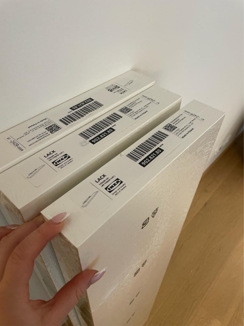 Montering af IKEA-hylder