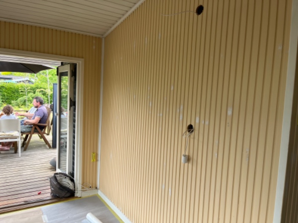 Maling indendørs i kolonihave