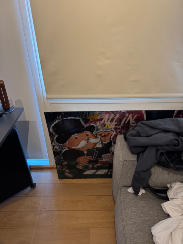 Ophængning af 3 spejle og et billede