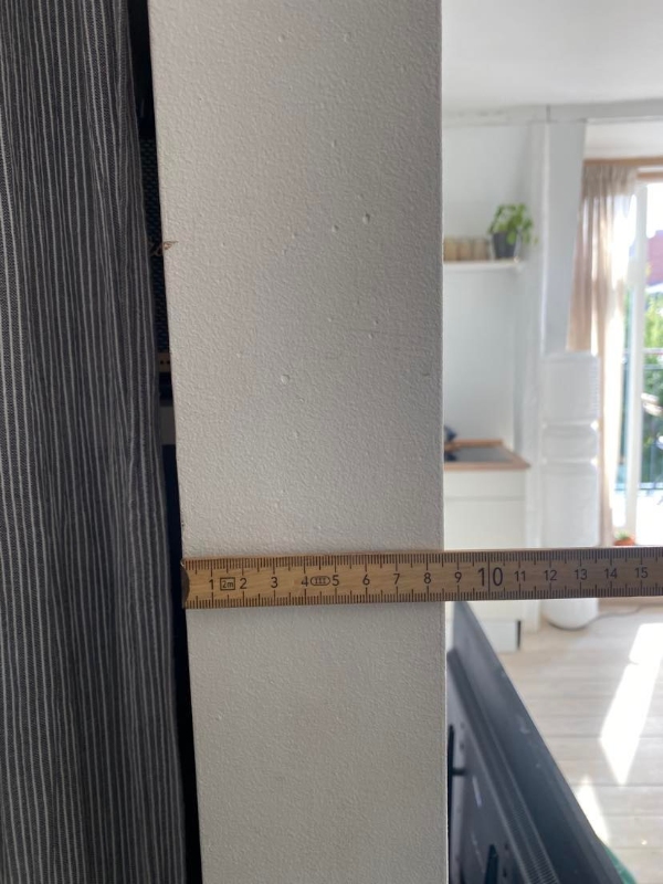 Opsætning af 40 tommer TV på gipsvæg