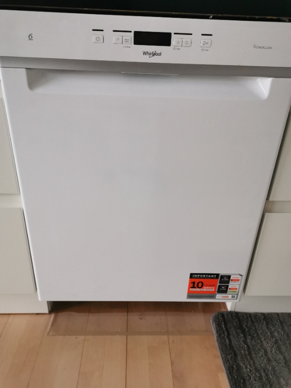 Have underskrift for korrekt monteret opvaskemaskine