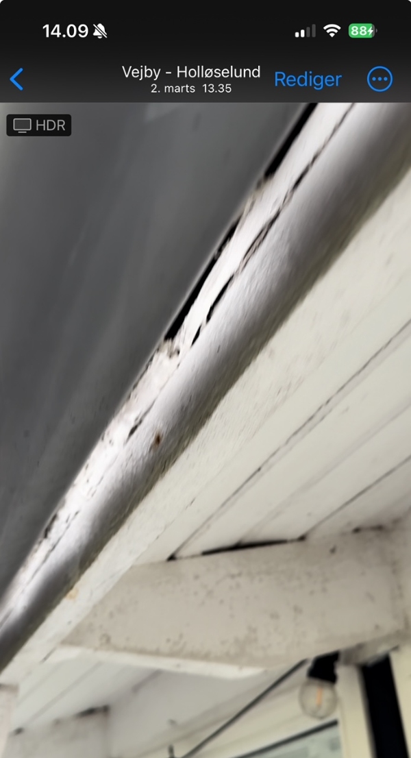 Udskiftning af vindskede