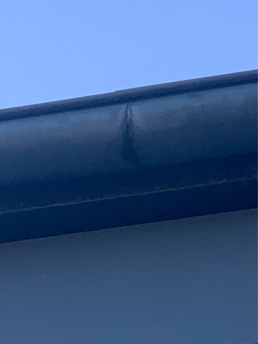 Tætning tagrende utæt i samling