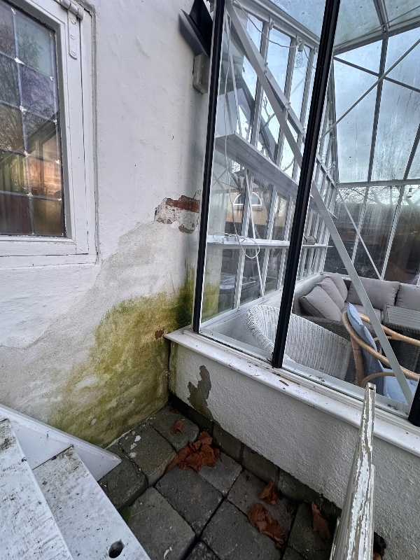 Bygg af tangerende rundt orangery