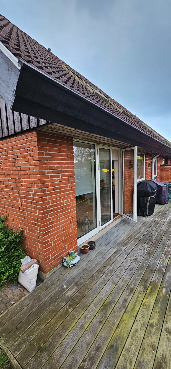 Overdækket terrasse 12 m2