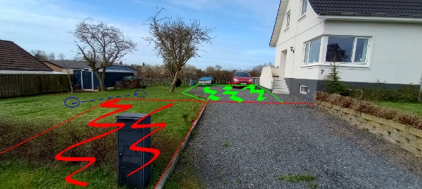 Flytning af granitindkørsel