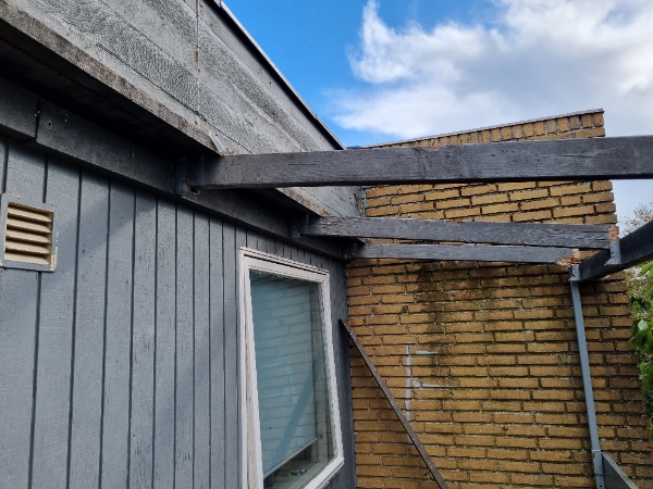 Overdækket Altan og reperation af træværk