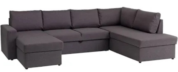 Skille ad en sofa og samle den nye (jeg hjælper til)