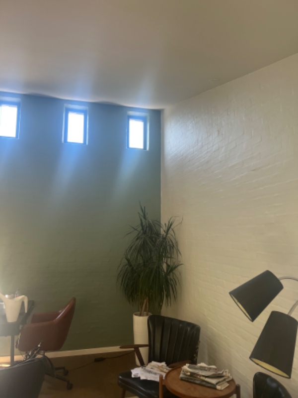 Ophængning af 2 lamper - ledning er monteret lamper og udtag er lavet så kun tilslutning af 2 lamper