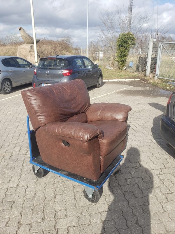 transport af sofa-stol