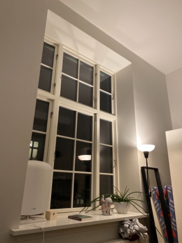 Ophængning af gardiner som skal være ca 4 m højt ople