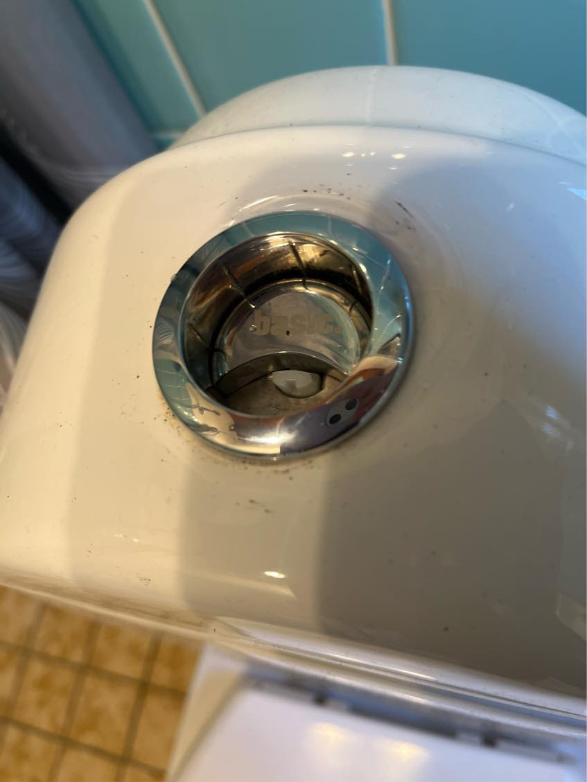Toilet der løber