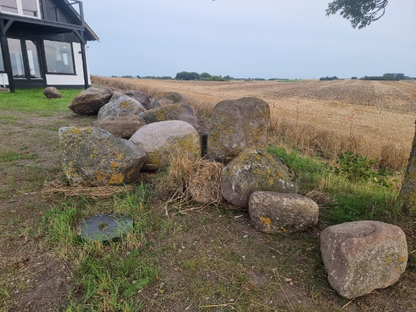 Afhentning af store sten og muligt også en bunke affald fra haven.