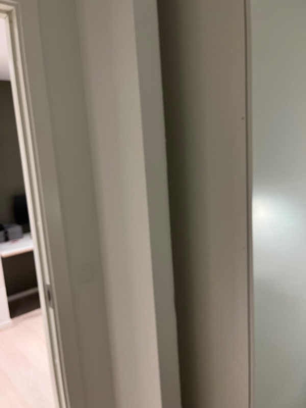 nedrivning af skabsvæg (gasbeton) 10x32x240