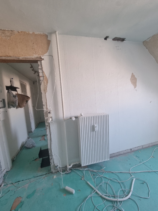 Afmontering af radiator