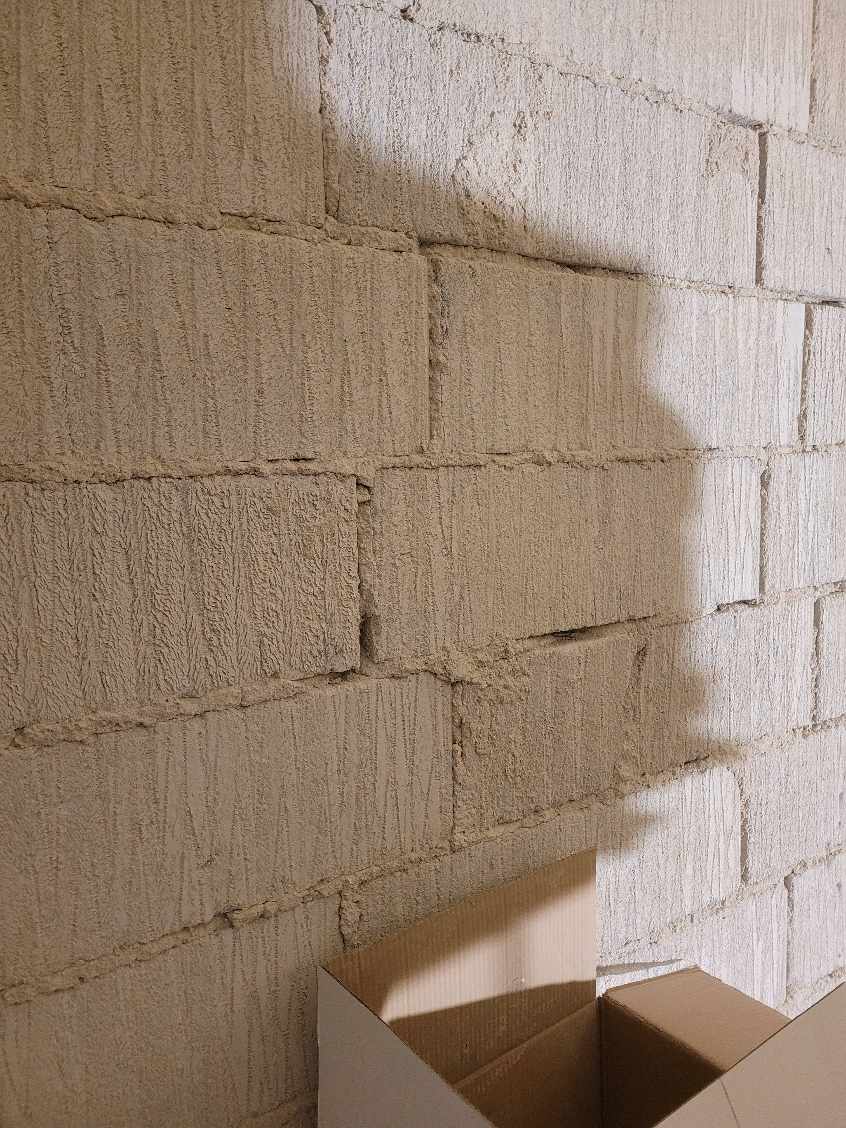 Fylder huller i gasbeton ydervæg