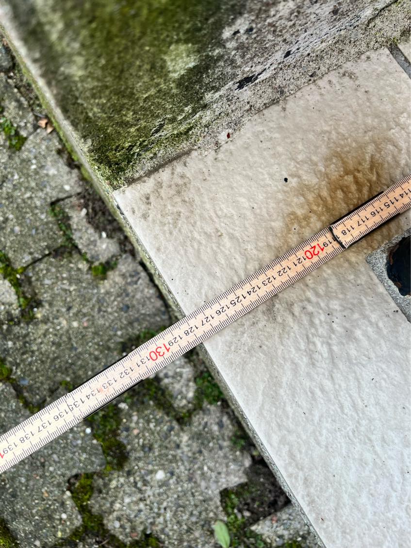 Repareret udendørstrappe