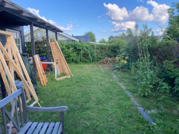 Træterrasse til sommerhus