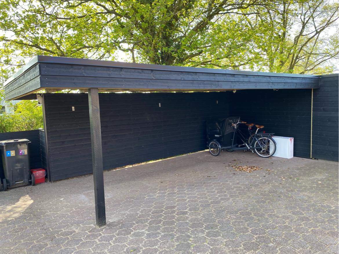Montering af troldtekt i carport