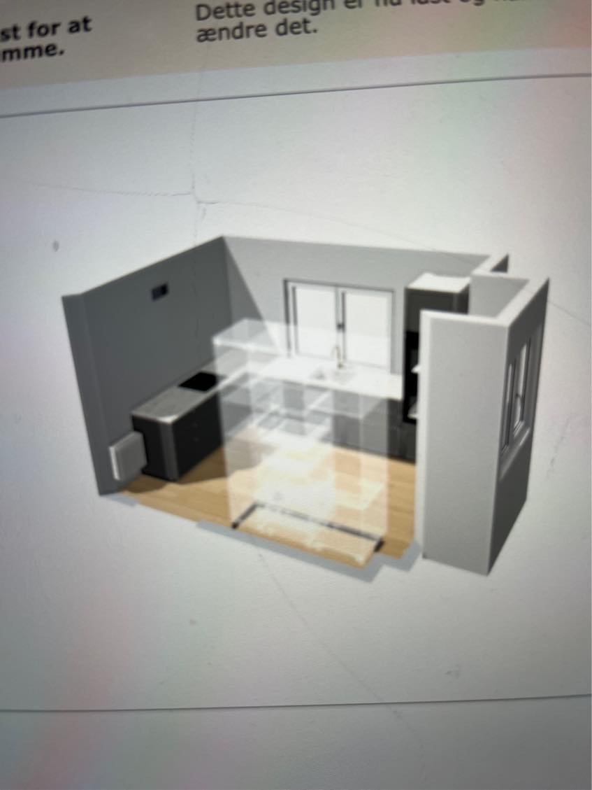 Samling , samt opsætning af Ikea køkken. 4 højskabe, 8 underskabe. Der skal også laves sokkel