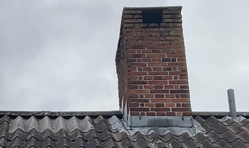 Delvis nedlægning af skorsten