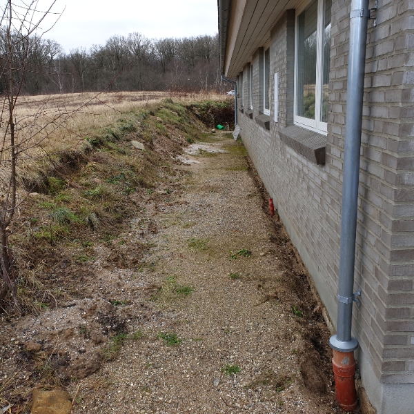 Gravearbejde til flisebelægning