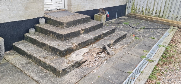 Reparation af netontrappe
