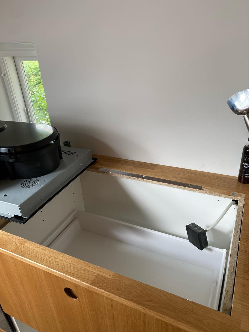 Installering af Bora  kogeplade