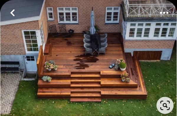 Bygge træ terrasse