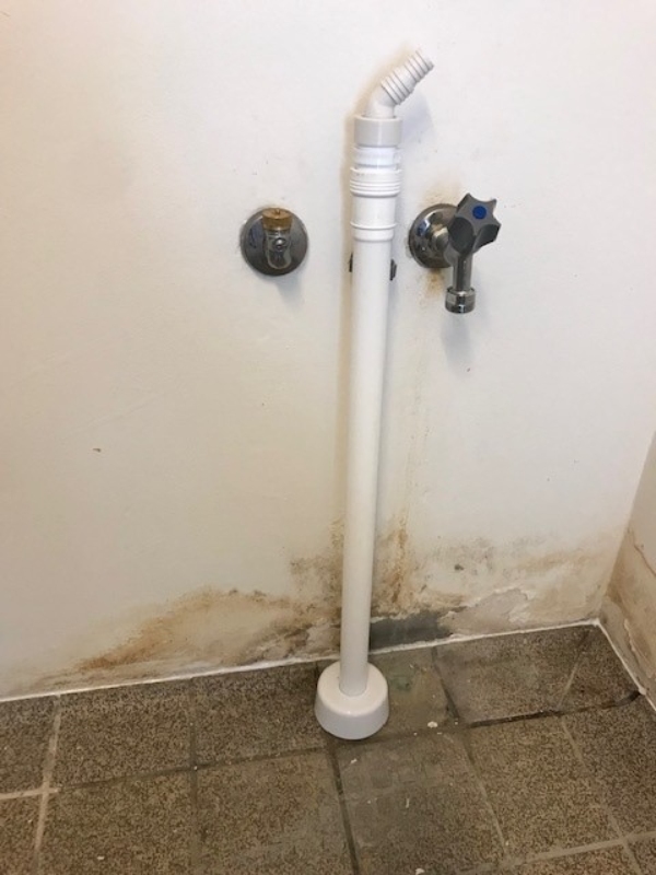 montering af vaskemaskine