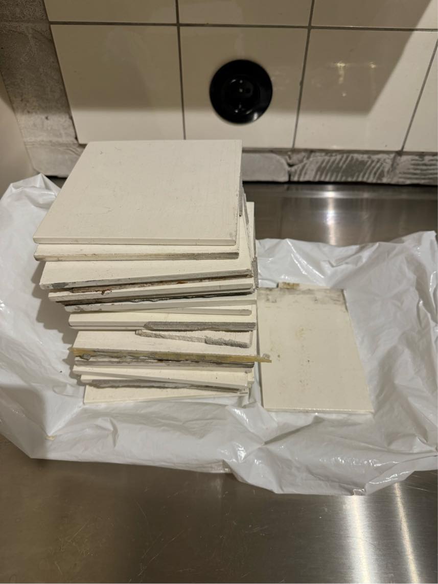 Sætte fliser op i køkken