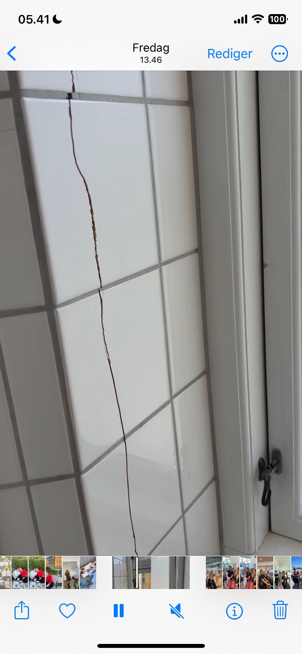 Udskiftning af 12 fliser