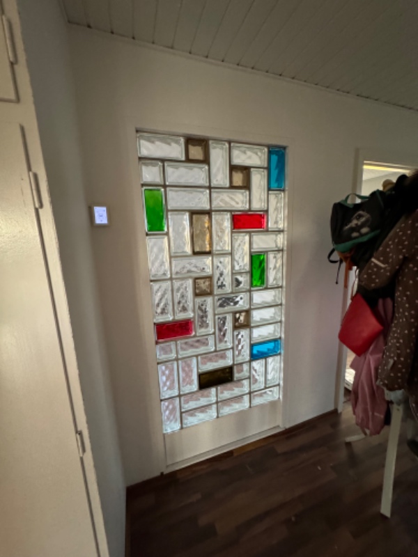 Monteret indvendig dør