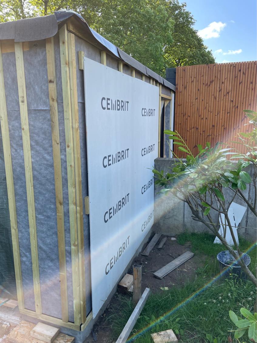 Færdiggørelse af garage