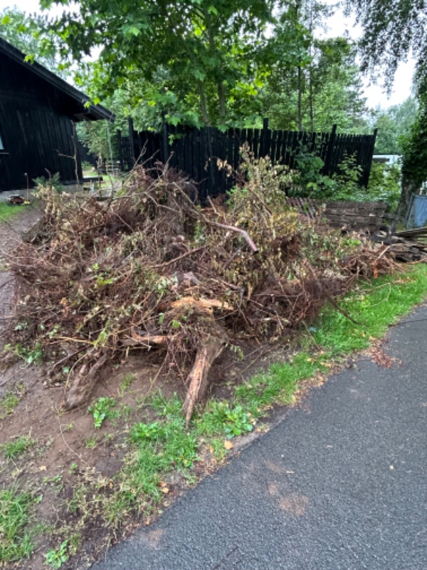 Hente haveaffald mm.