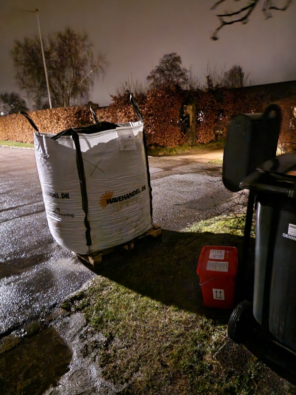 Flytning af 1500kg jord