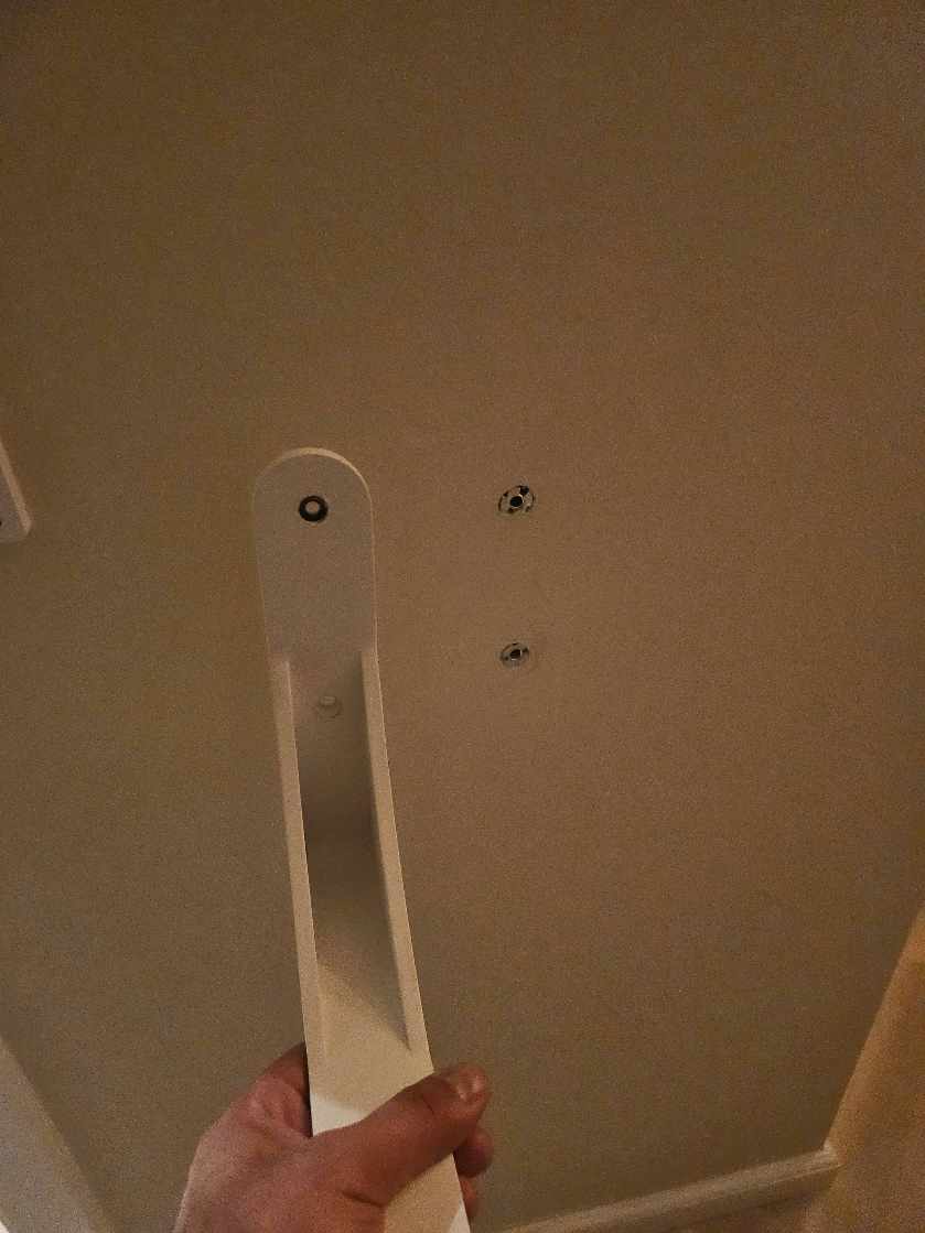 Fast monteret en beslag til biopejs