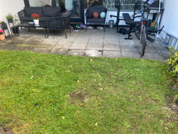 Brosten skal lægges i lille have på 20kvm