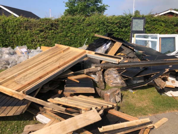 Bortskaffelse af byggematerialer efter nedrivning