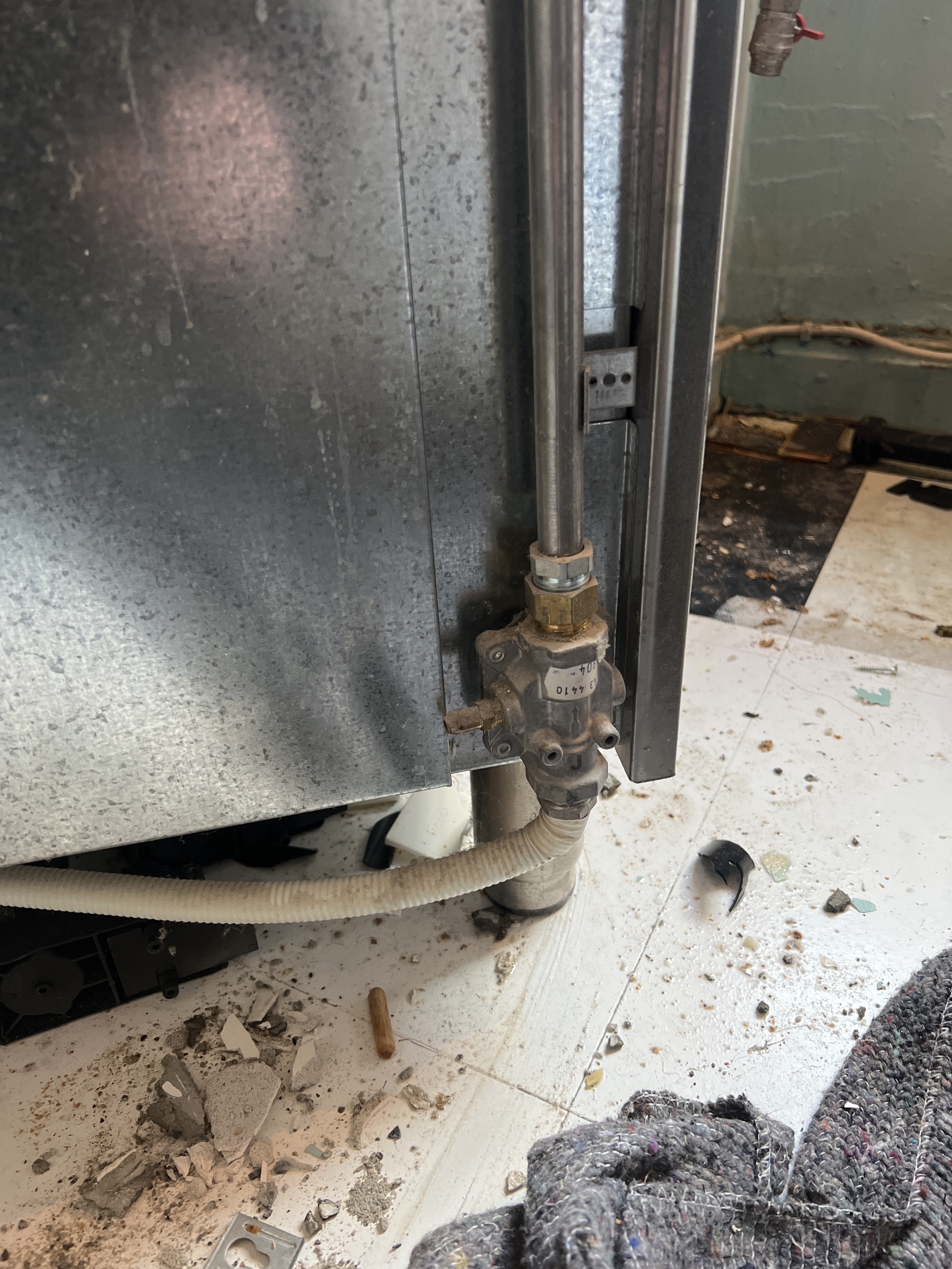 Afmontering af gaskomfur