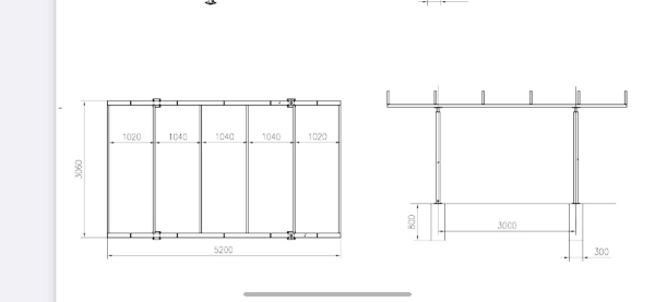 Opsætning af stålcarport
