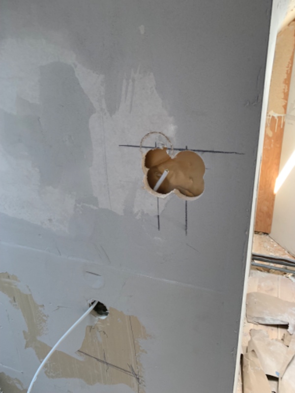 Reparation af gipsplader